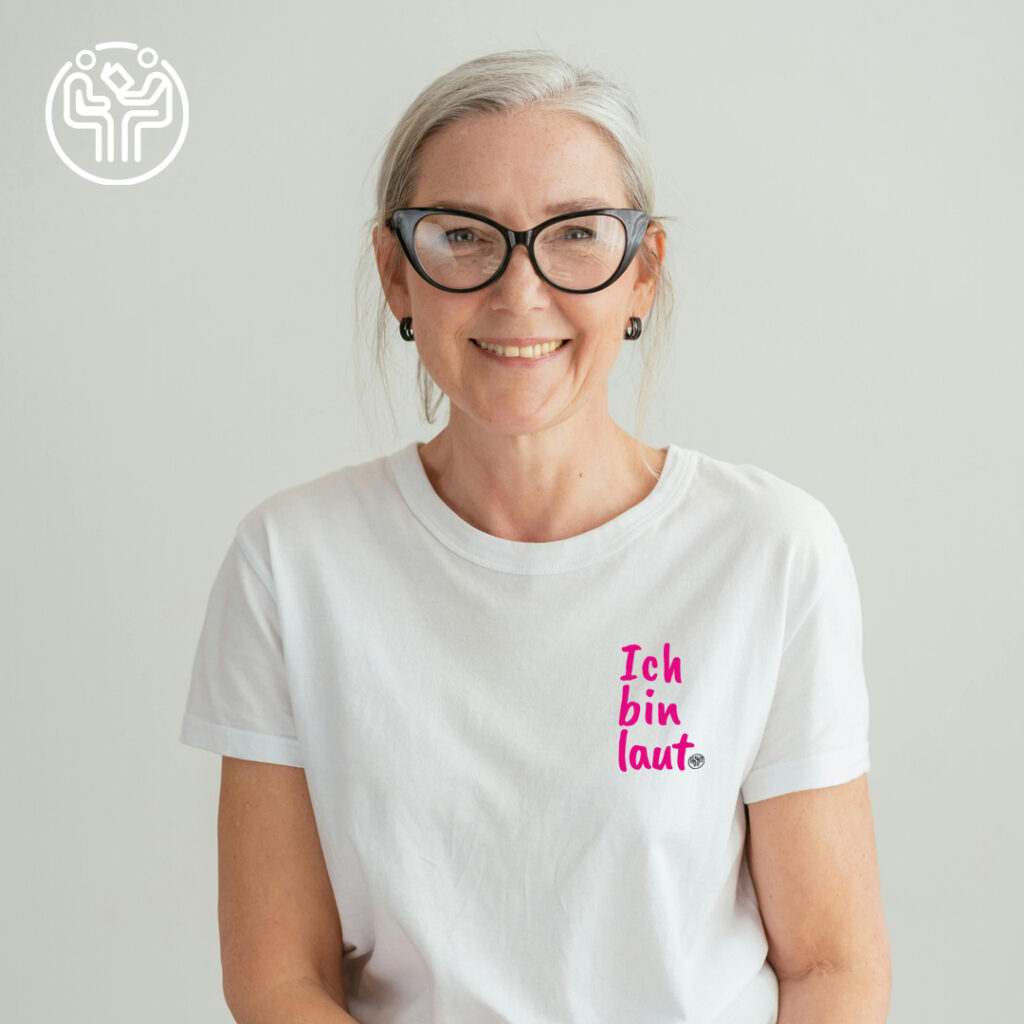 Unsere "Ich bin laut" T-Shirt sollen jeden Vorleser erkenntlich machen. 